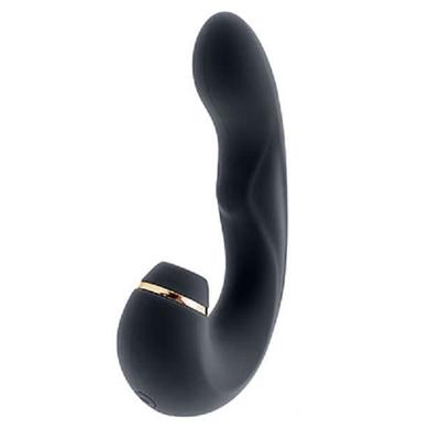 Вибратор - CONDOMSCO - Многофункциональный - Силикон Черный - Гибкий - Вибрирующий