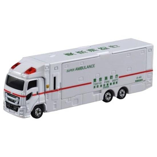 Takara Tomy Tomica Длинный тип №. 144 Мини-машинка Игрушка Суперавтомобиль Скорой Помощи для детей от 3 лет