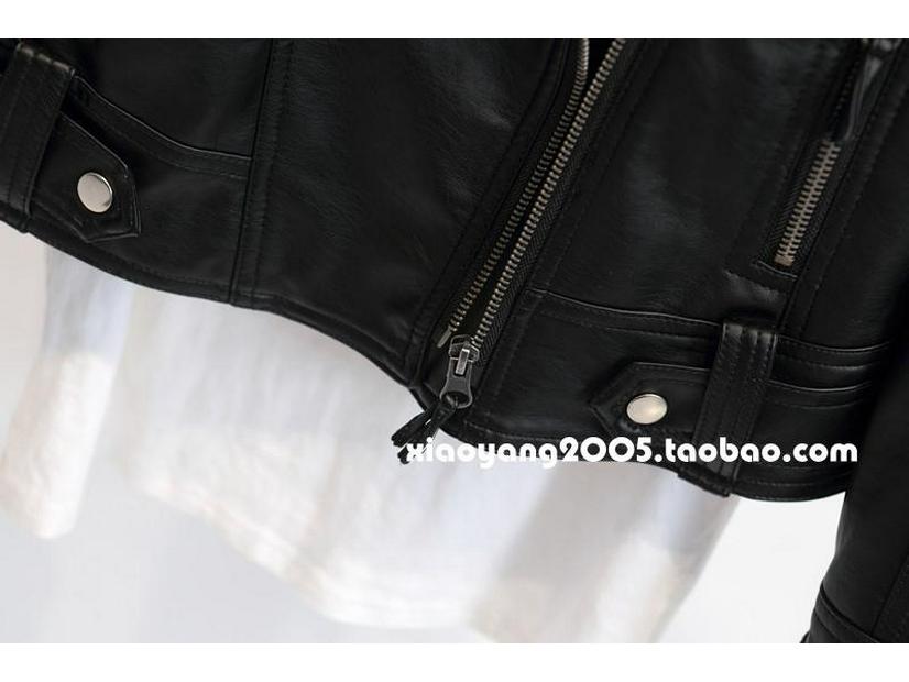 2025 Женская мотоциклетная куртка из искусственной кожи в корейском стиле, приталенная, короткая, универсальная, с лацканами, для весны/осени