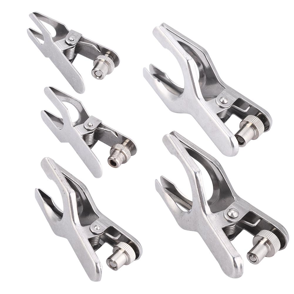 Лабораторный зажим из нержавеющей стали, зажим для стеклянного шарика, лабораторные инструменты