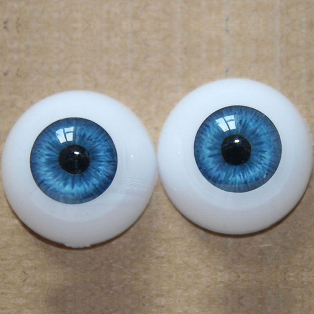 Kids Toy Real Like Blue Brown Black 20inch new Baby Half Round Hollow Eyeballs Realistic Dolls Eyes