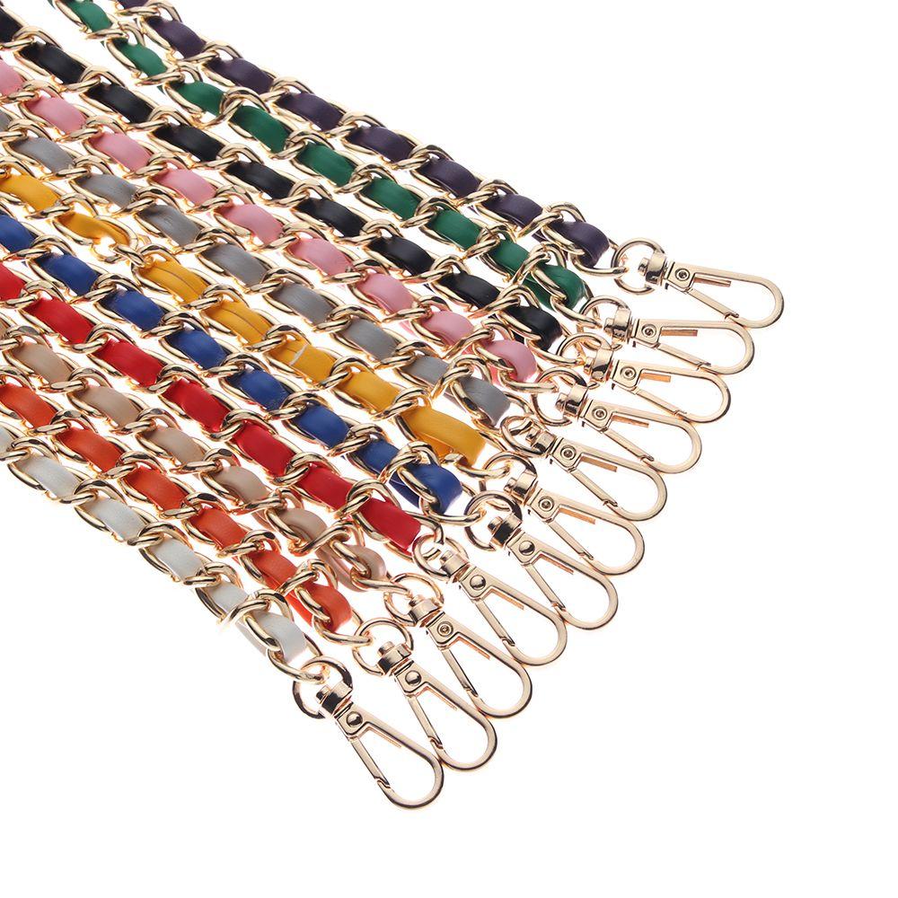 120cm Fashion Crossbody Women Shoulder Bag Strap Handbag Chain Replacement Metal Leather
