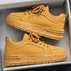 Men S Breathable Thick Sole Height Increasing Casual Sports Sneakers Youth White Shoes