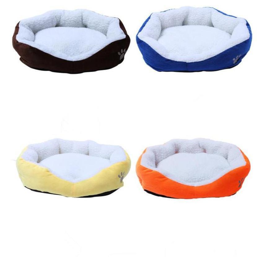 50*40 см мягкий флисовый кошачий домик, зимняя кровать для собаки, коврик для щенка, теплая кровать для домашних животных P для маленьких домашних животных
