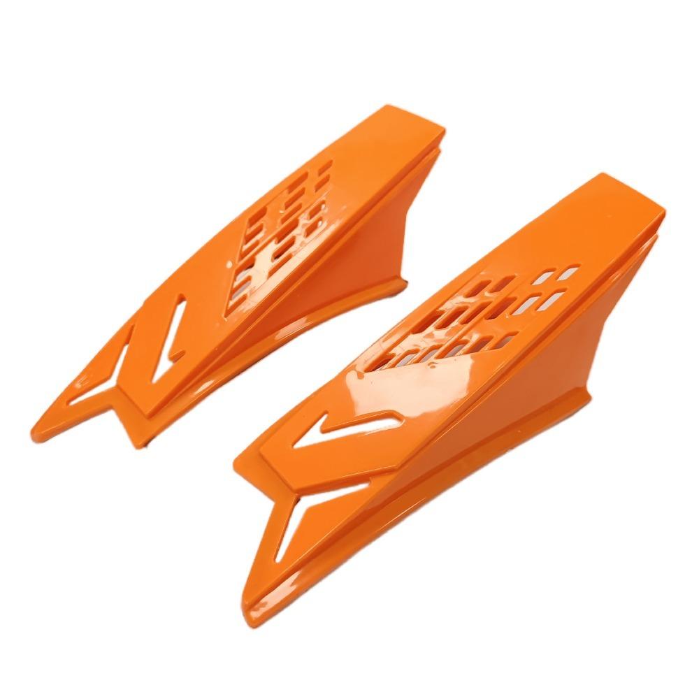 2 Pcs Plastic Motocross Racing Mohawk Horns Self-adhesive Helmet Decorative Accessories