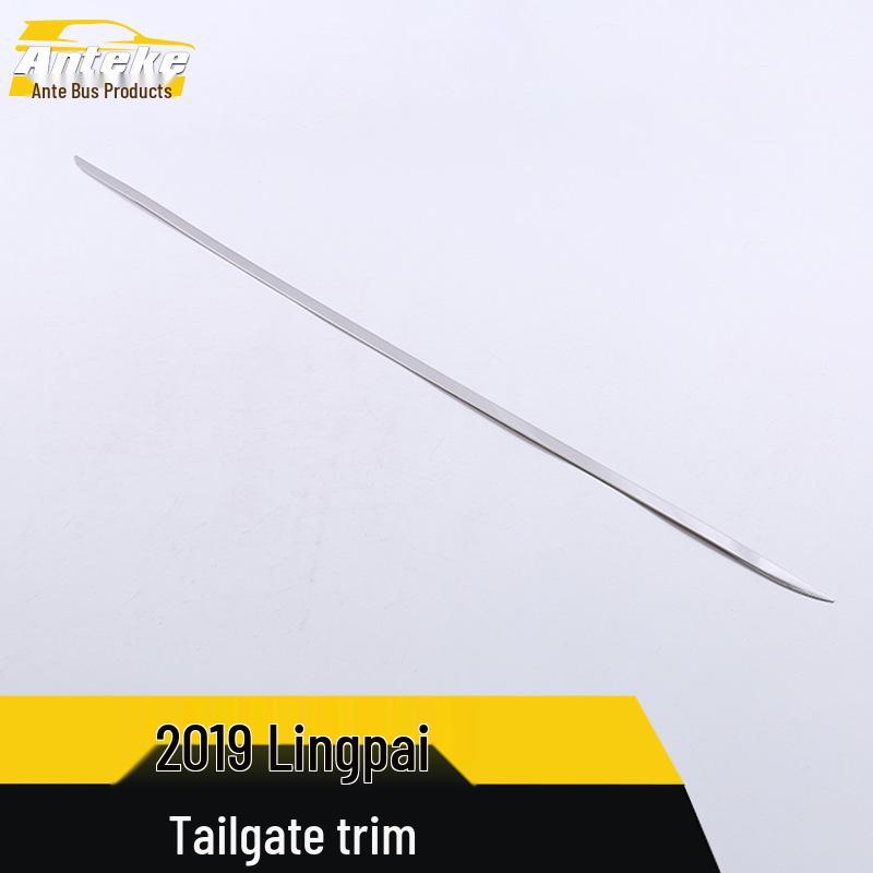 19 Защита заднего бампера багажника автомобиля Lingpai: Накладка на задний борт, устойчивая к царапинам