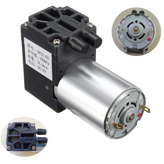 DC 12V Mini Negative Pressure Suction Vacuum Pump 5L/min 120kpa with Holder