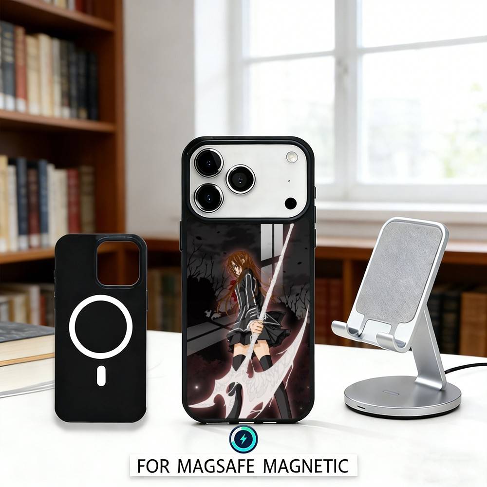 Чехол для телефона с изображением аниме V-Vampire K-Knight для iPhone 17,16,15,14,13,12,Pro,Max Для Magsafe Магнитная Беспроводная Зарядка