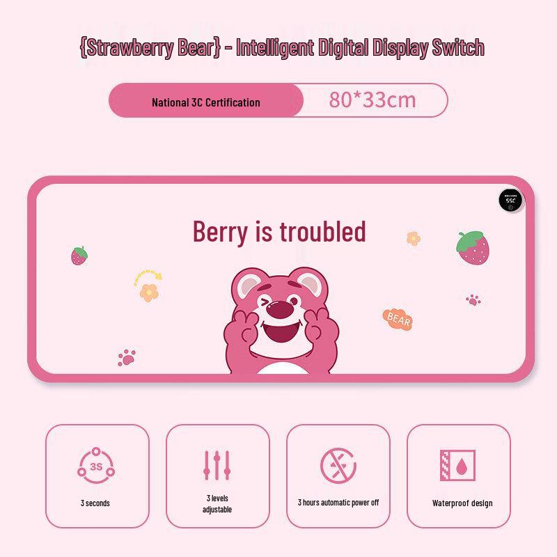 Timed Heating Desk Mat