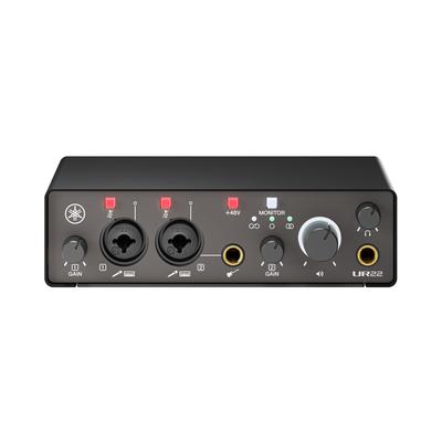 UR22MK3 B USB 2.0 Аудиоинтерфейс, 24-бит/192 кГц, 2 входа/2 выхода, Функция Loopback, для Музыкального Производства, Записи и Стриминга, Черный