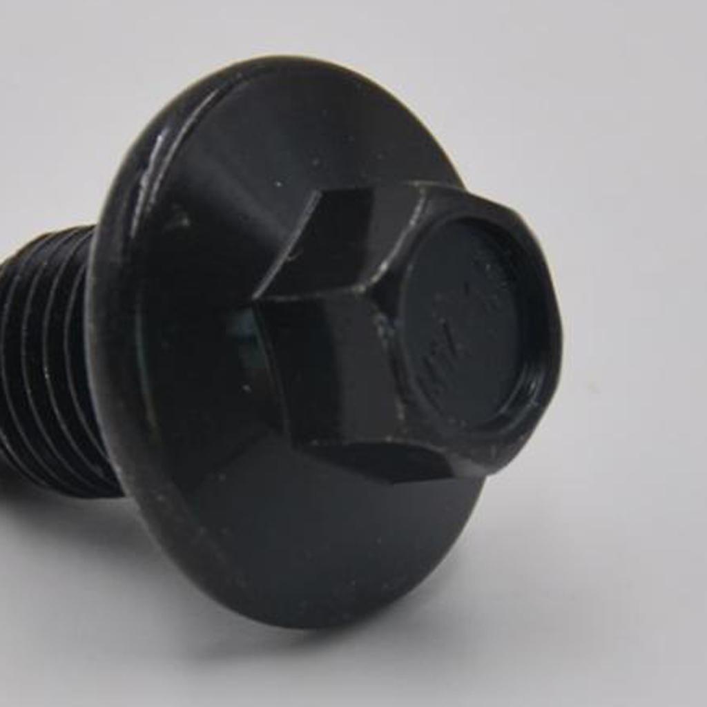 Oil Drain Plug Screw Black M14x1.5mm Metal Sump Pan Bolt Car Maintenance for Ford KA Fusion C-max
