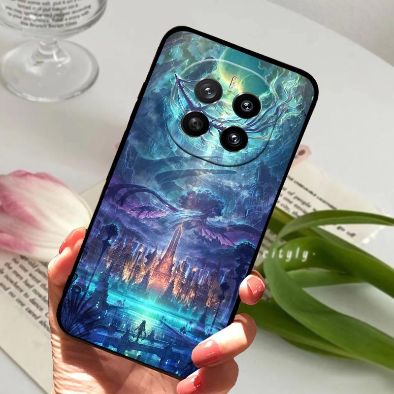 Чехол для Honor Magic7 5G Capa Magic 7 Ударопрочный Силиконовый Защитный Задняя крышка телефона Для Huawei Honor Magic7 Pro Бамперные оболочки