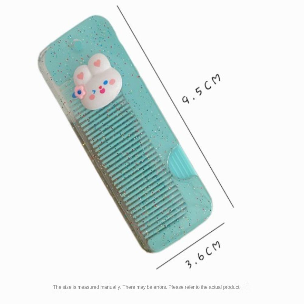 Симпатичная складная расческа из АБС-пластика, мини-расческа для парикмахерских, портативная складная расческа