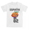 Мужская Женская Espana 82 Испания Винтажный Талисман 1982 Футболка Одежда Винтажные Футболки Печатные Аксессуары Футбол Футбол Хлопковая Футболка