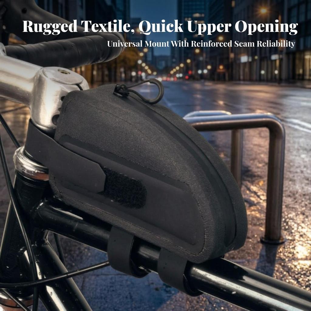 Сумка на верхнюю трубу рамы Sleek Cycle Портативная для маунтинбайкеров