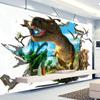 3D настенные обои стерео мультяшный динозавр фон настенные обои детская комната гостиная домашний декор