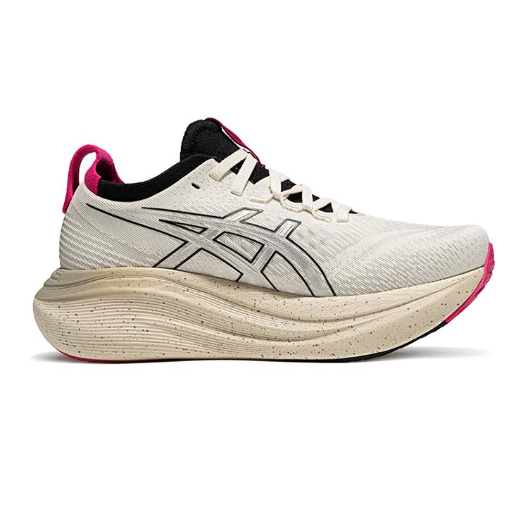 Asics Gel-Nimbus 27 Модные Универсальные Кроссовки для Бега с Низким Верхом Женские кроссовки Белый Серебристый Серый 1012B872-100