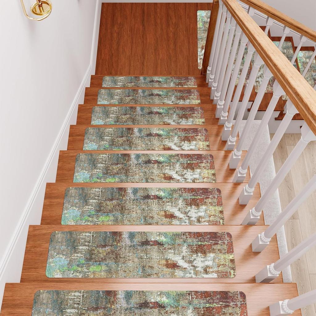 Коврик для пола на лестницу Противоскользящий Впитывающий Грязеотталкивающий Коврик для ступеней Двухуровневая Лофт Ступенька Коврик для ног