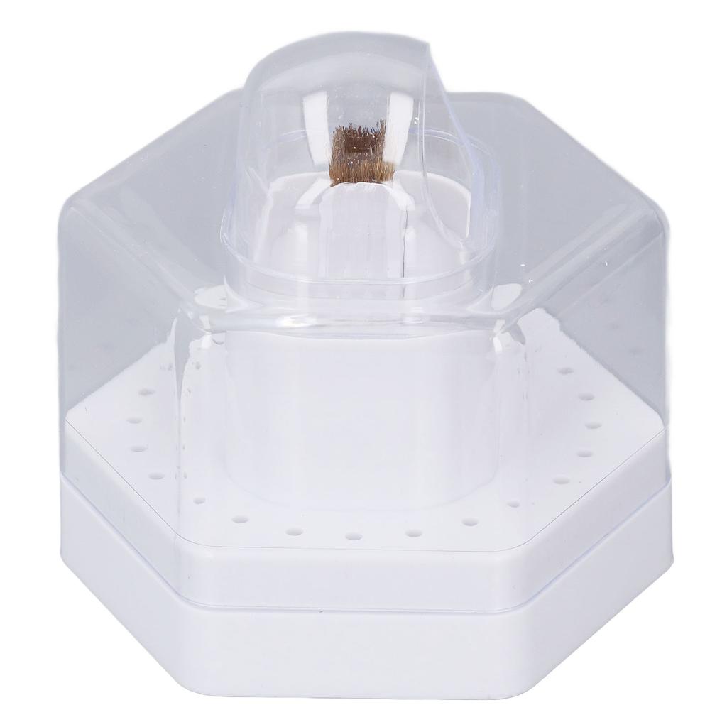 Футляр для чистки сверл для ногтей 24 отверстия многофункциональная подставка для сверл для ногтей дисплей для хранения B