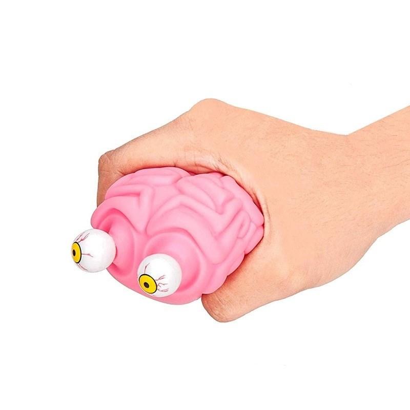 Squeeze Pop-Out Eyes Brain Fidget Toy