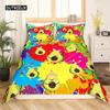Комплект постельного белья с изображением авокадо для детей Комплект постельного белья Kawaii Милые фрукты Покрывало для одеяла Твин Размер Тропический ботанический мультяшный пододеяльник