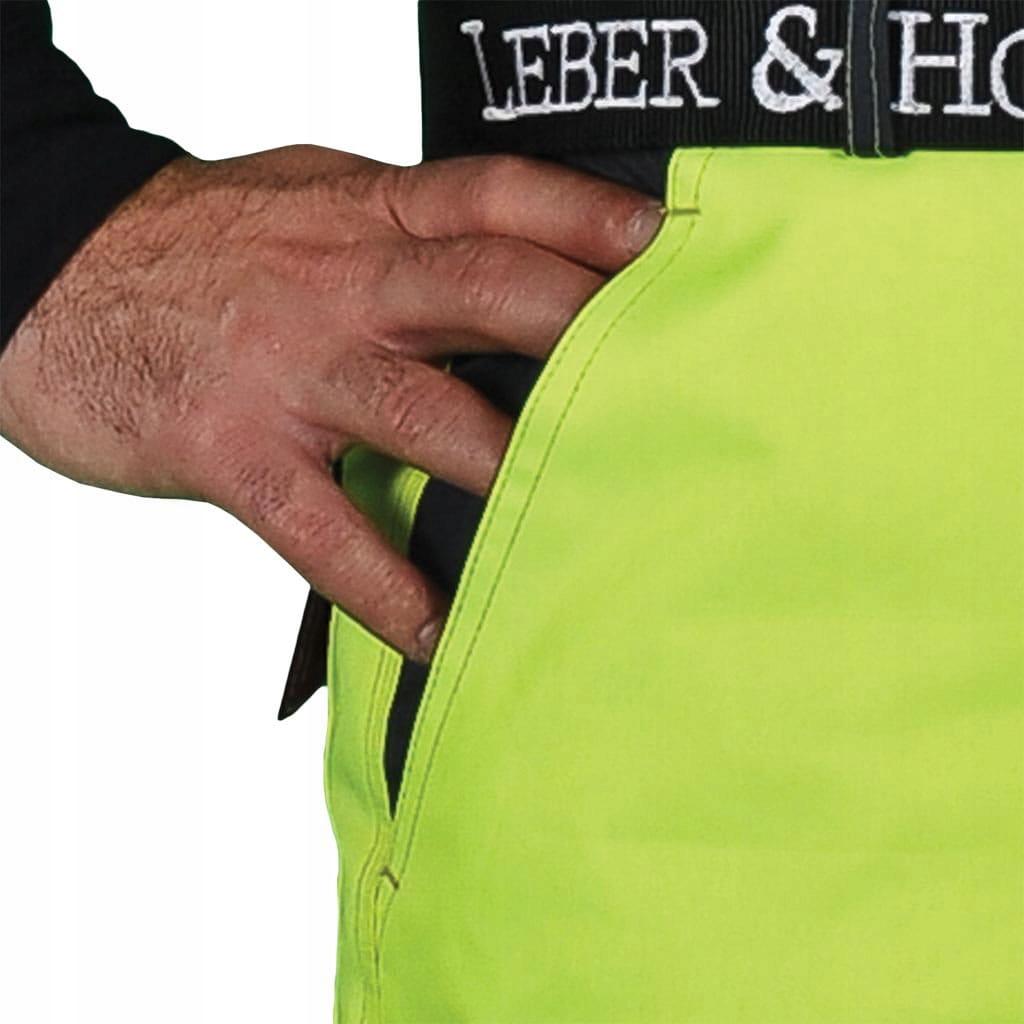 Lh-vibetro high-visibility trousers to the waist in winter