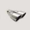 Styling Cover Stainless Steel Muffler Pipe Outlet Dedicate Exhaust Tip Tail For Nissan Kicks 2017 2018