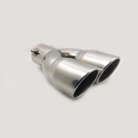 Styling Cover Stainless Steel Muffler Pipe Outlet Dedicate Exhaust Tip Tail For Nissan Kicks 2017 2018