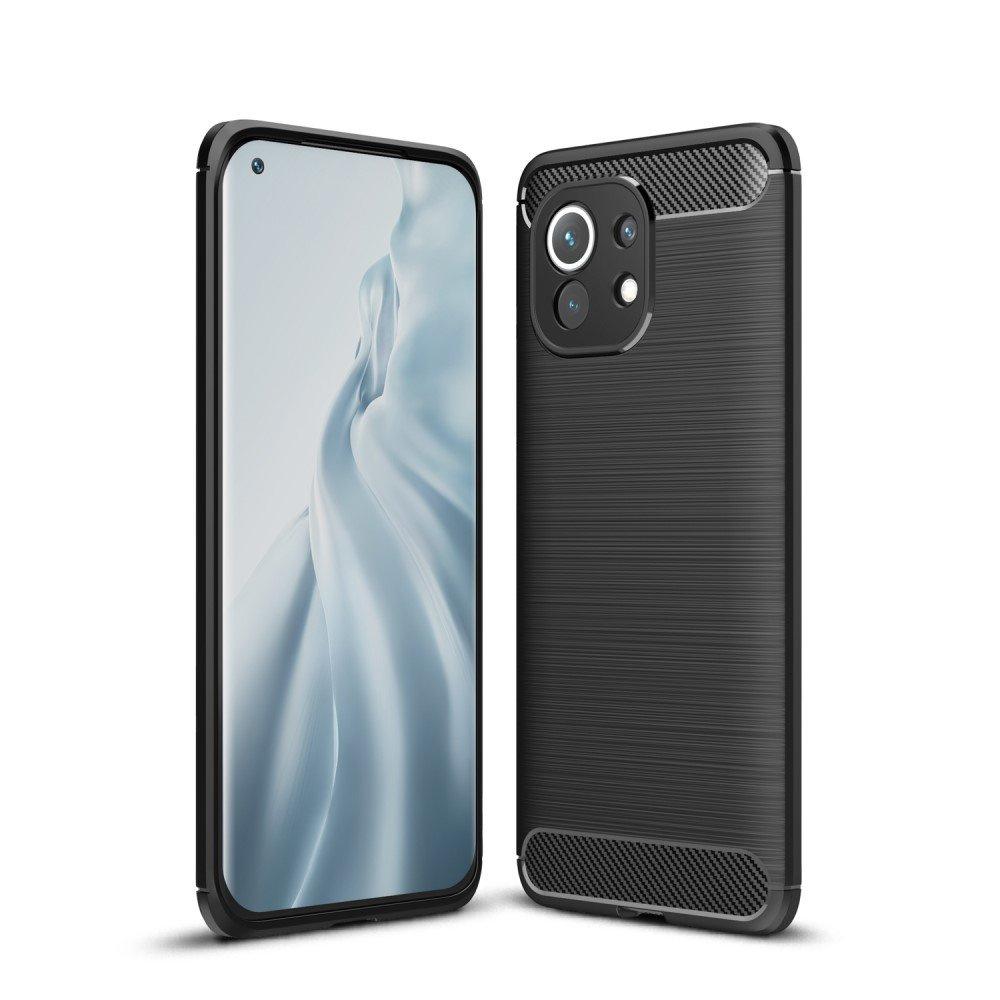 Case for Xiaomi Mi 11, Karbon, black