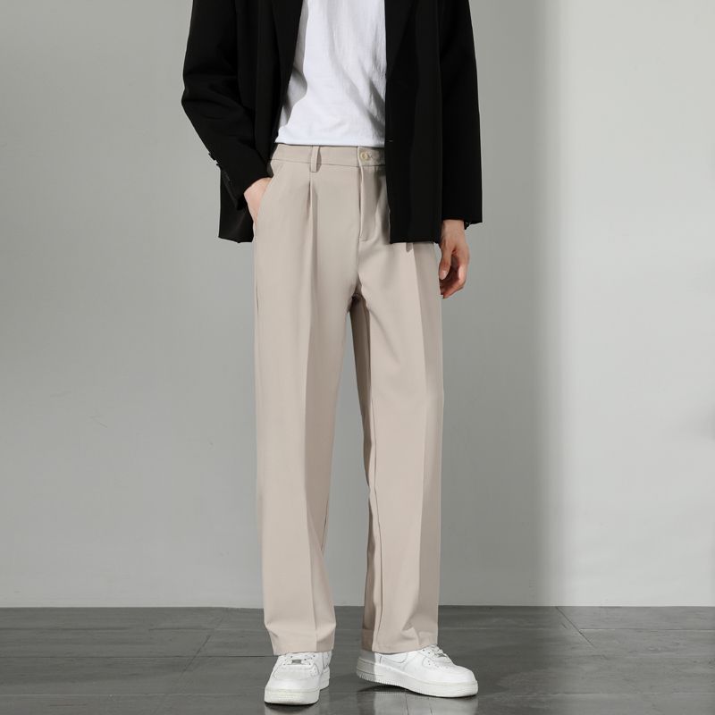 Мужские повседневные брюки свободного покроя 5XL, офисная официальная одежда, пиджаки, брюки для мужчин, уличная модная одежда, прямые брюки