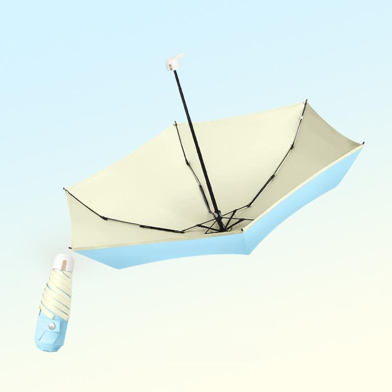 Sun Umbrella Small and Portable Capsule Umbrella Umbrella Female Sun and Rain Dual Use Sun Umbrella