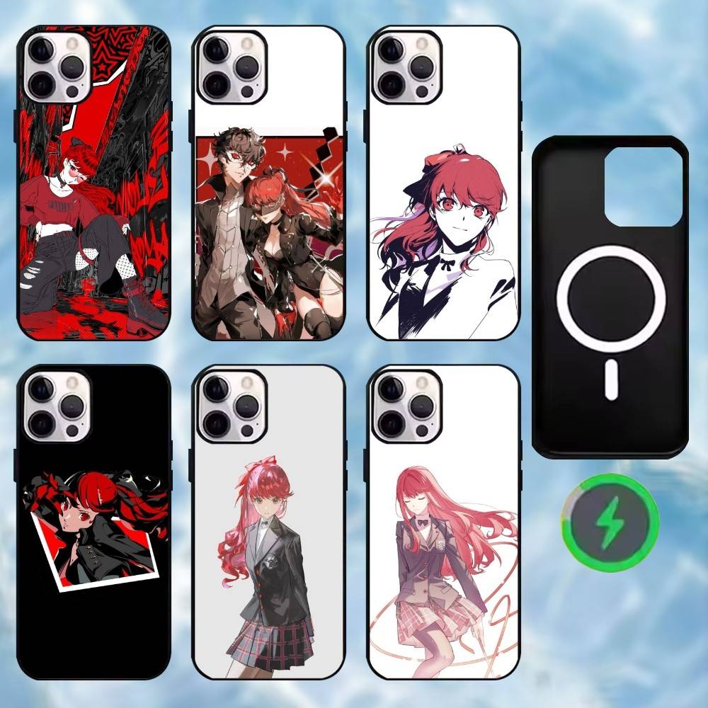 Kasumi Persona Yoshizawa 5 Phone Case For iPhone17,16,15,14,13,12,11 Plus,For Magnetic Wireless Charge Cover