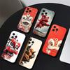 Lion Dance Phone Case For IPhone 17 Air 16 15 14 13 Pro Max 11 12 Black Silicone Cover