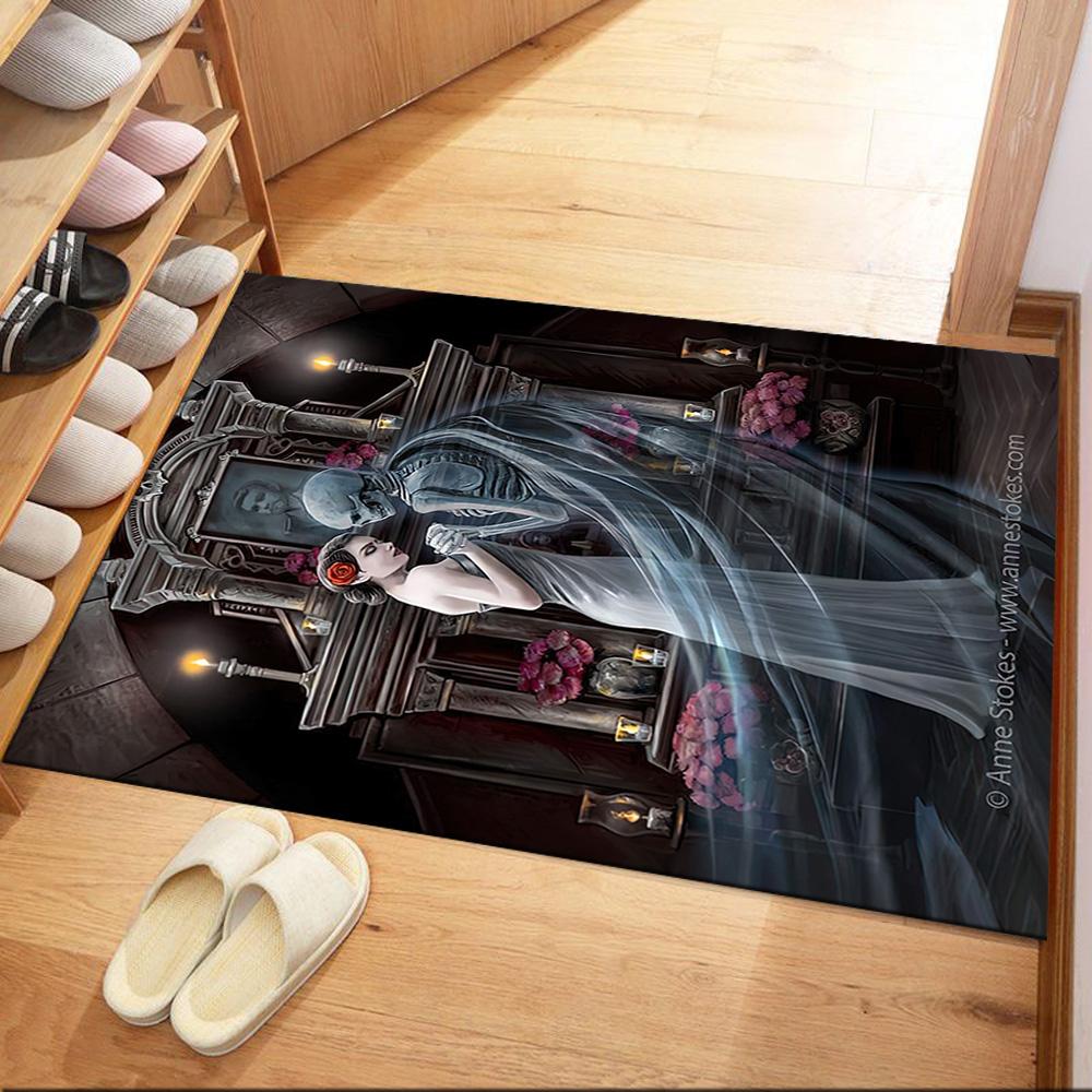 Gothic Style Floor Mat Design for Balcony Outdoor Hallway Kitchen Antislip Carpet Office home decor Perfect Birthday/Christmas Gift Idea