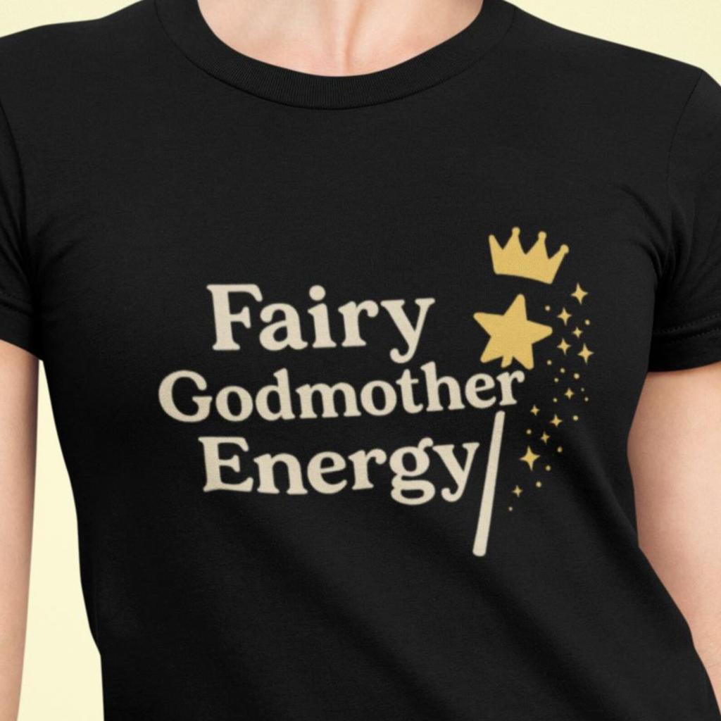 Fairy Godmother Energy T-Shirt and kids tshirt | Magical Unisex Tee for Gifts, Birthdays, Cosplay, or Everyday Wear