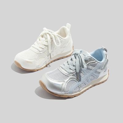 Летние новые сетчатые женские белые туфли универсальные кроссовки дышащие скейт-кеды модная повседневная обувь модные мужские однослойные туфли