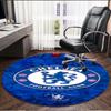 Manchester City FC Print Round Rug, Washable Floor Carpet, For Entryway Dorm Laundry Room Office Study, Home Decor Birthday Christmas Gift
