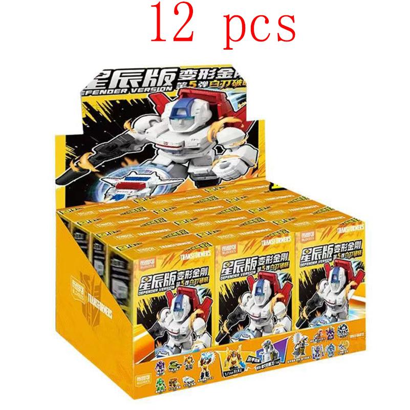 Новая серия Blokees Трансформация Версия Защитника Blind Box Родамус Прайм Хот Род Гримлок Диноботы Блицвинг Фигурки Действия Подарки 4 Позывные Сочлененные