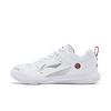 Li Ning Кроссовок Ракета 2.0 Амортизация Скользкая Устойчивость к Истиранию Низкие Бадминтонные Кроссовки Унисекс Белый Красный AYTU049-2