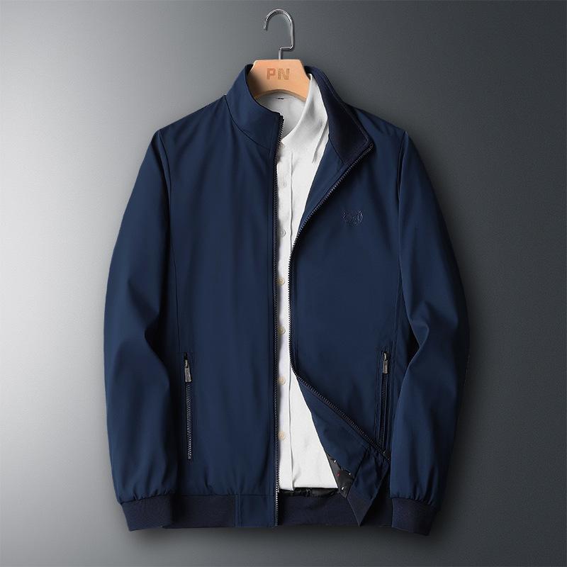 Мужская верхняя одежда Повседневная куртка с воротником-стойкой Мужская верхняя одежда