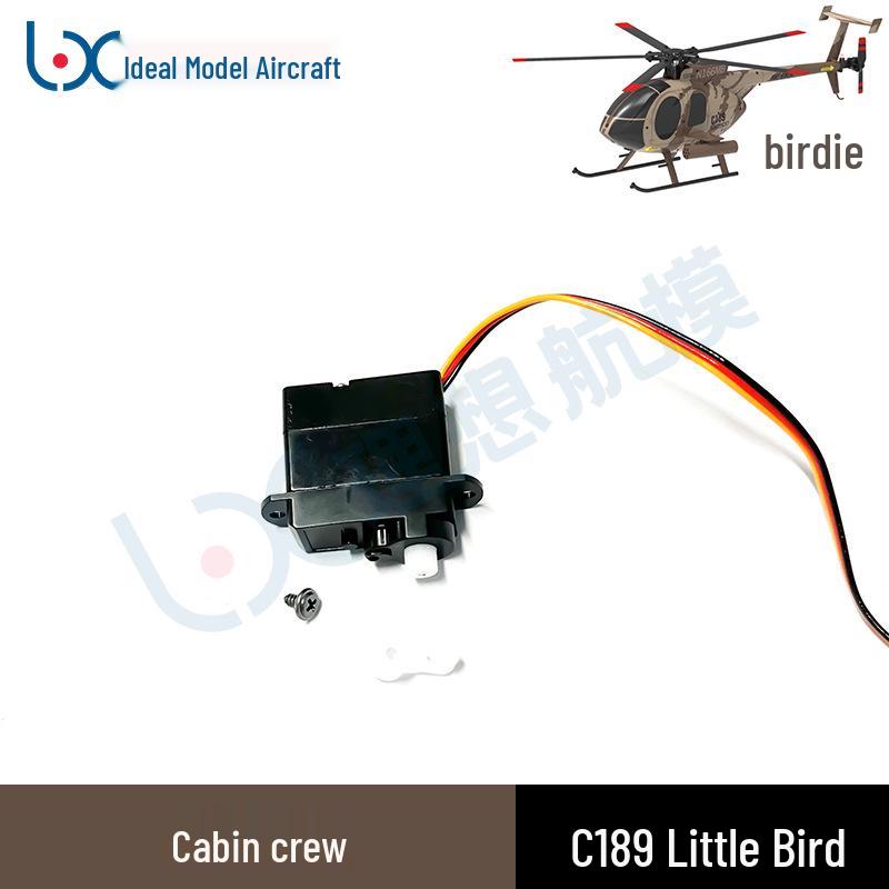 RCERA Remote Control C189 Little Bird MD500 Helicopter Spare Parts Collection Model Aircraft