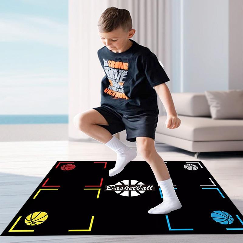 Большой коврик для классиков на футбольную тематику с футбольным узором, игровой ковер, развивающая напольная игра для детей, любящих спорт