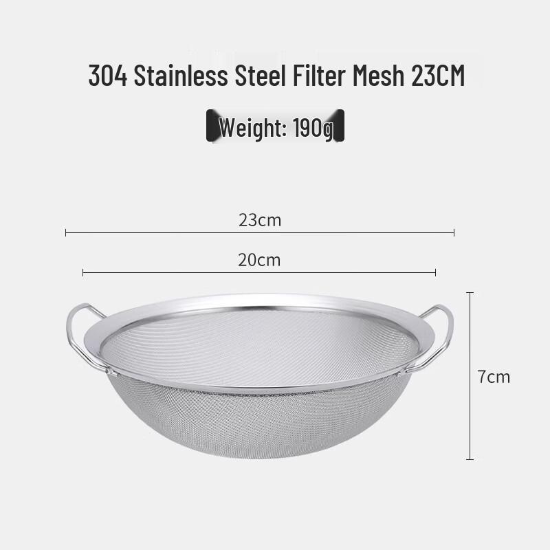 Wutuo 304 Stainless Steel Kitchen Sieve & Skimmer Set