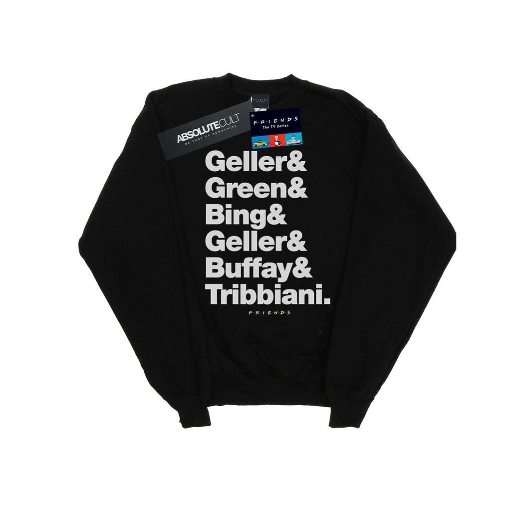Friends Womens/Ladies Surnames Text Sweatshirt