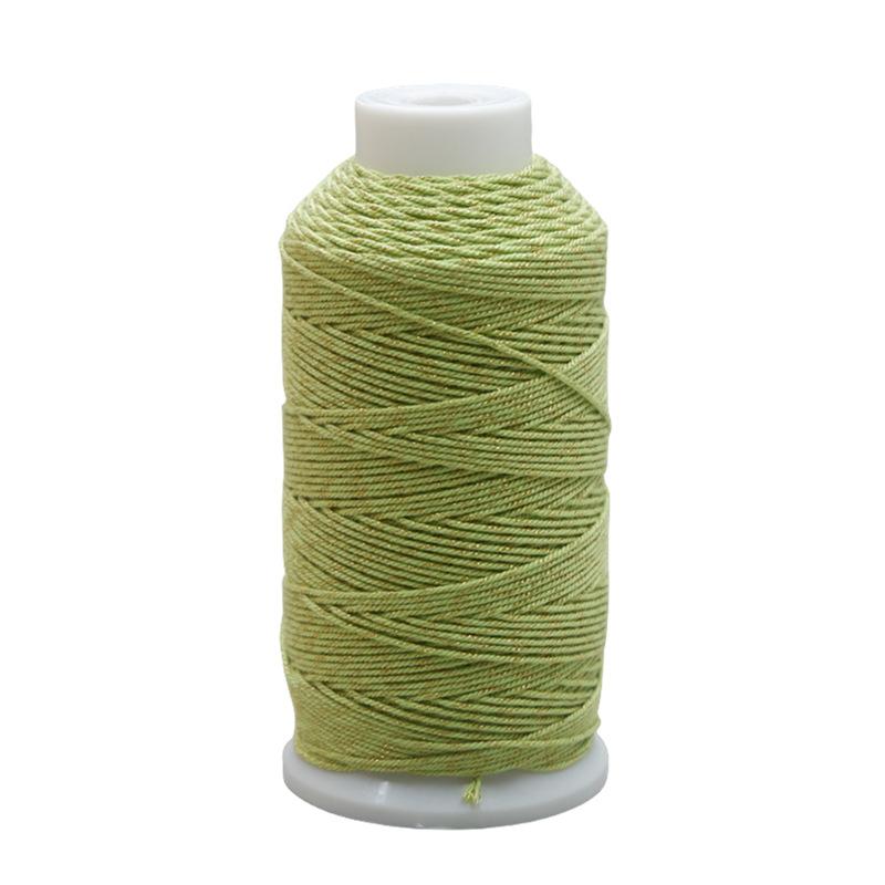 Большой рулон 100 г золотая хлопковая нить для ручного плетения 1,0 мм тибетская ручная веревка кисточка нить Diy Wenwan Bodhi специальная плетеная нить