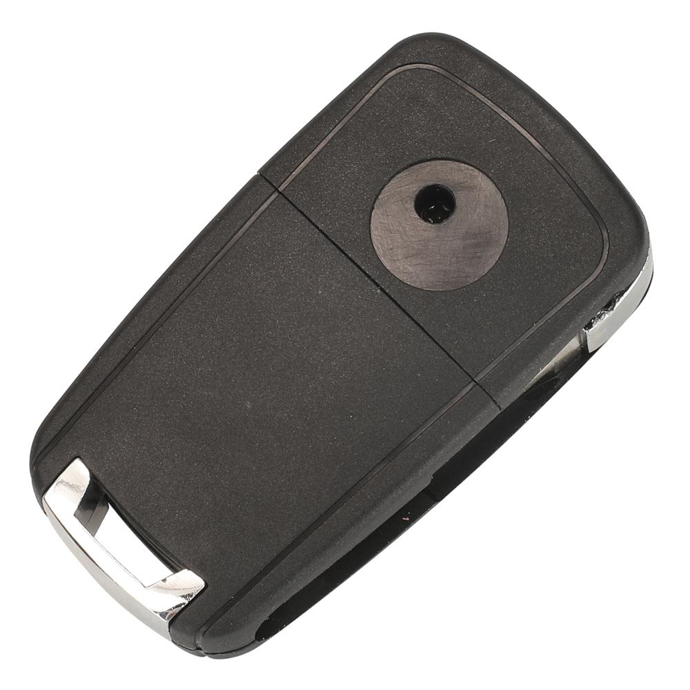 jingyuqin 10pcs/lot Folding 3 Buttons Remote Car Key Case Shell for Chevrolet Cruze Spark 2013+ Flip Remote Key Fob Replacement