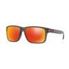 Серые квадратные солнцезащитные очки Oakley с боковым декором в виде букв Мужские солнцезащитные очки 0OO9244-28