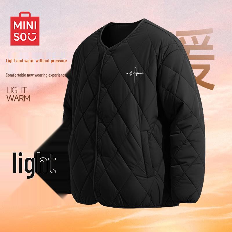 MINISO Мужская стеганая куртка с ромбовидной стежкой в американском стиле