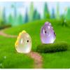 Colorful Luminous Dinosaur Miniatures Cute Resin Plastic Garden Accessories