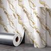 Самоклеящиеся водонепроницаемые обои под мраморную плитку для стен ванной комнаты
